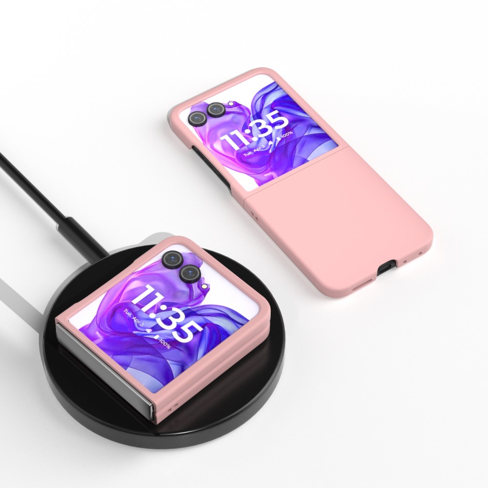  Motorola Razr 50 Ultra 5G 5G Mobilskal Skin Touch Rosa