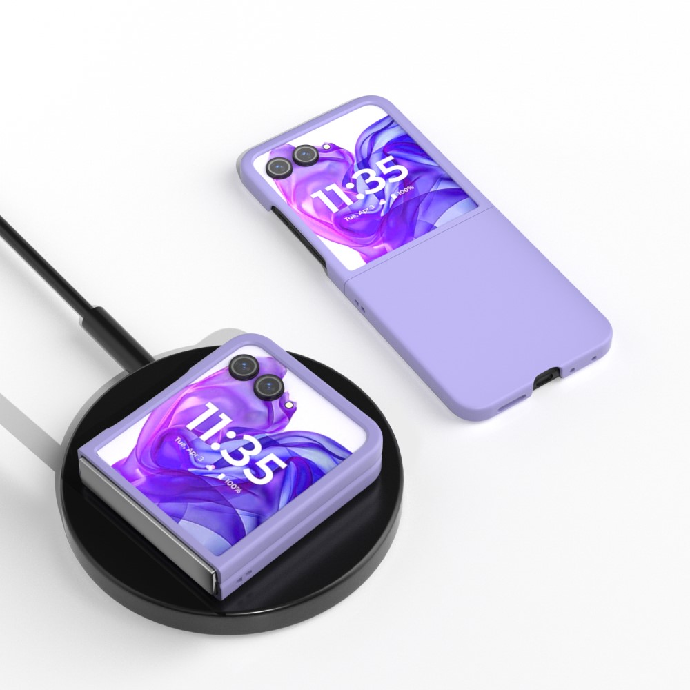  Motorola Razr 50 Ultra 5G Mobilskal Skin Touch Lila