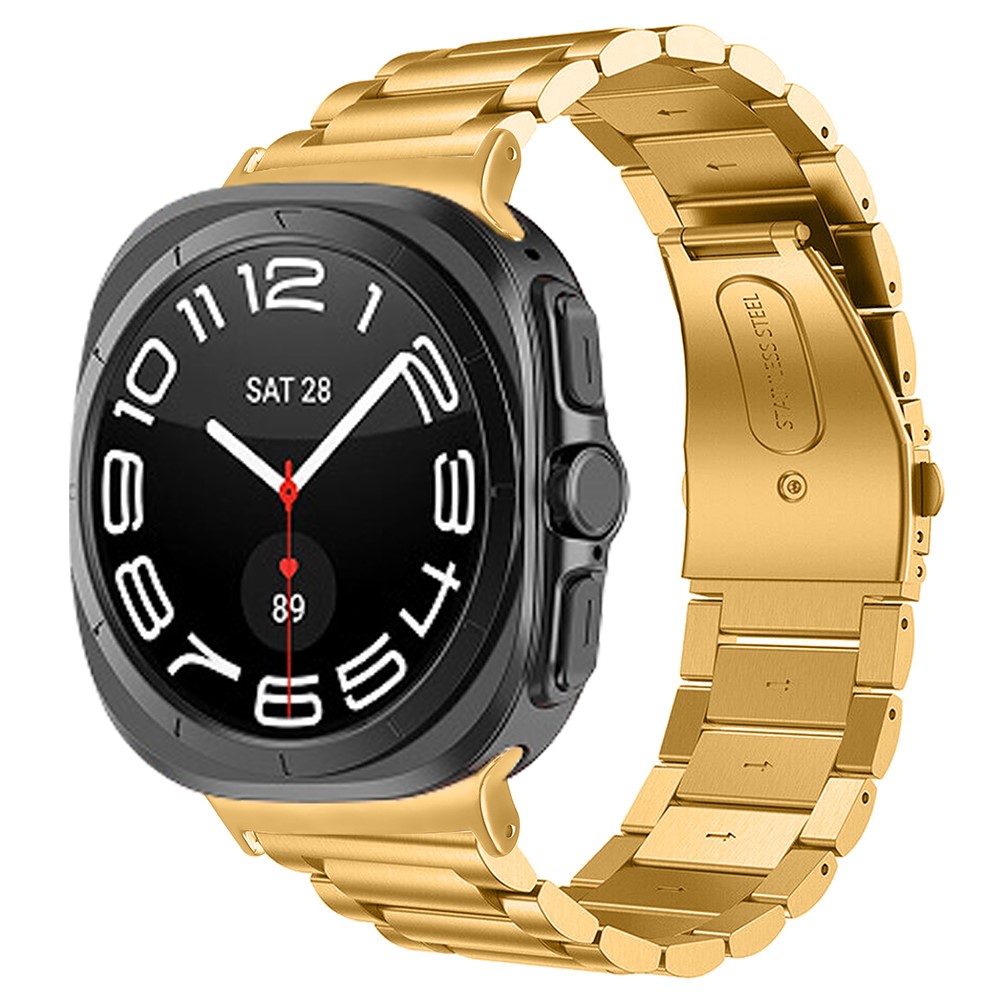  Galaxy Watch Ultra (2025) / 47 mm Klockarmband Rostfritt Stål Guld