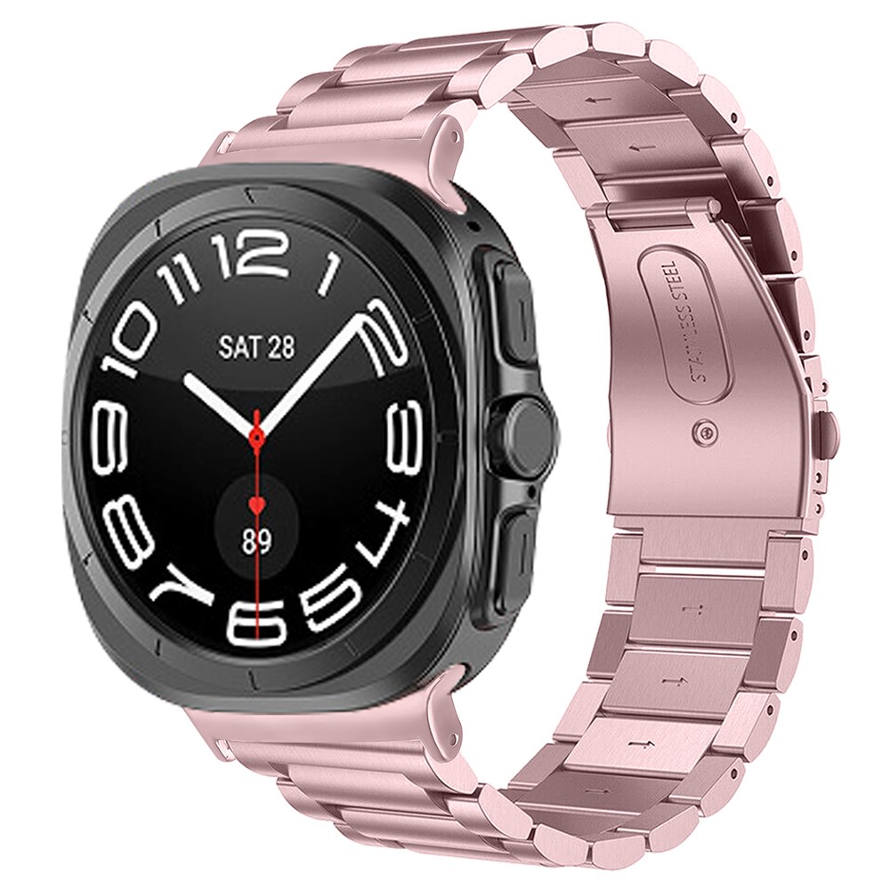  Galaxy Watch Ultra (2025) / 47 mm Klockarmband Rostfritt Stål Rosa