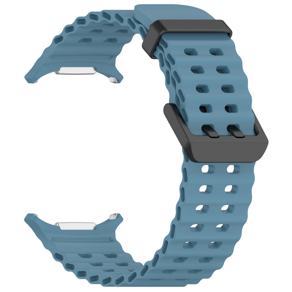  Galaxy Watch Ultra (2025) / 47 mm Armband Wave Design Blå
