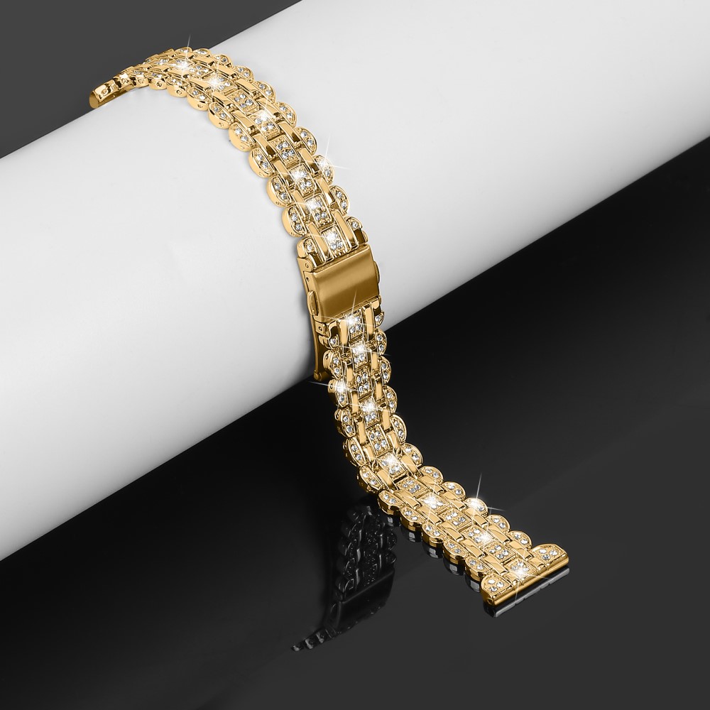  Galaxy Watch FE 40 mm Armband Metall Bling Guld
