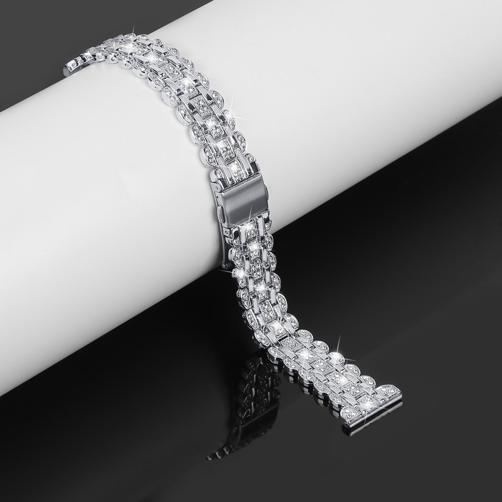  Galaxy Watch FE 40 mm Armband Metall Bling Silver
