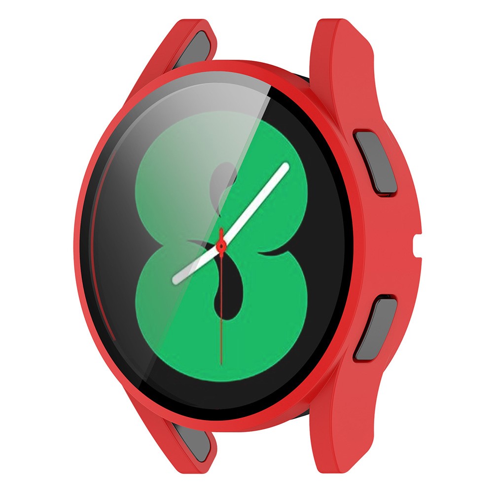 Galaxy Watch FE 4 40 mm Skal Med Skärmskydd Röd