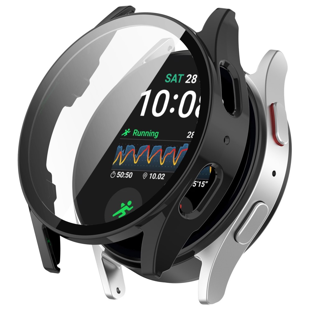  Galaxy Watch 7 44 mm Skal Med Skärmskydd Svart