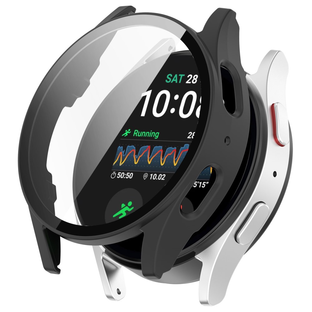  Galaxy Watch 7 40 mm Skal Med Skärmskydd Matt Svart