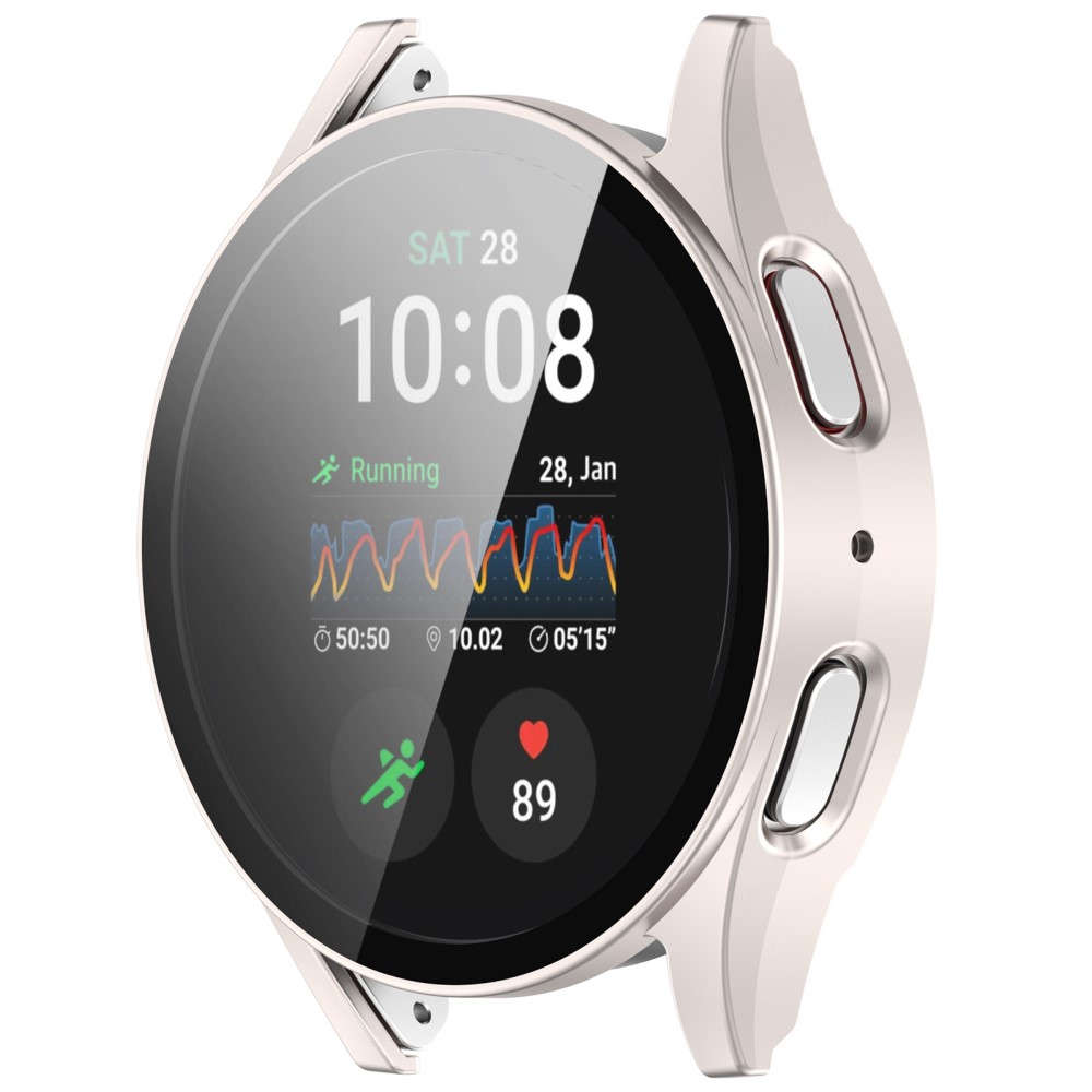  Galaxy Watch 7 40 mm Skal Med Skärmskydd Off White