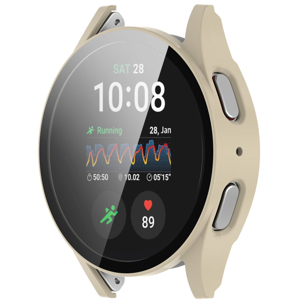  Galaxy Watch 7 40 mm Skal Med Skärmskydd Beige