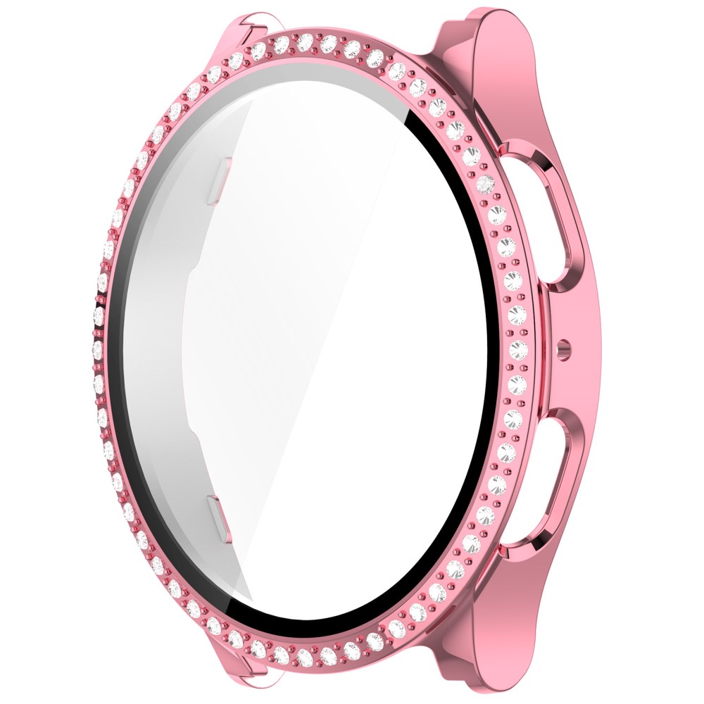  Galaxy Watch 7 44 mm Skal Med Skärmskyddd Strass Rosa