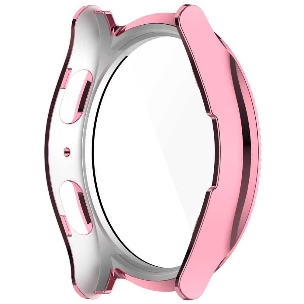  Galaxy Watch 7 44 mm Skal Med Skärmskyddd Strass Rosa