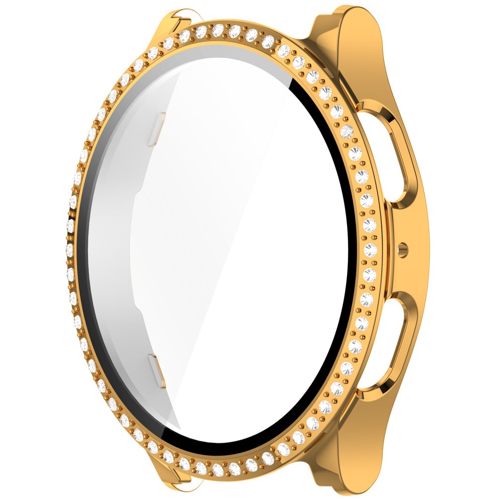  Galaxy Watch 7 44 mm Skal Med Skärmskydd Strass Guld