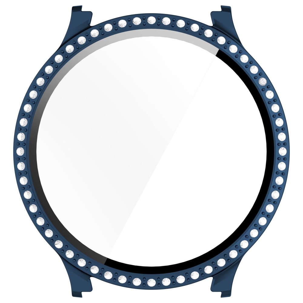  Galaxy Watch 7 44 mm Skal Med Skärmskydd Strass Mörk Blå