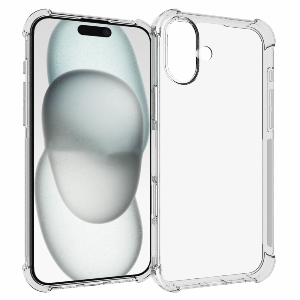  iPhone 16 Plus Skal Shockproof TPU Transparent