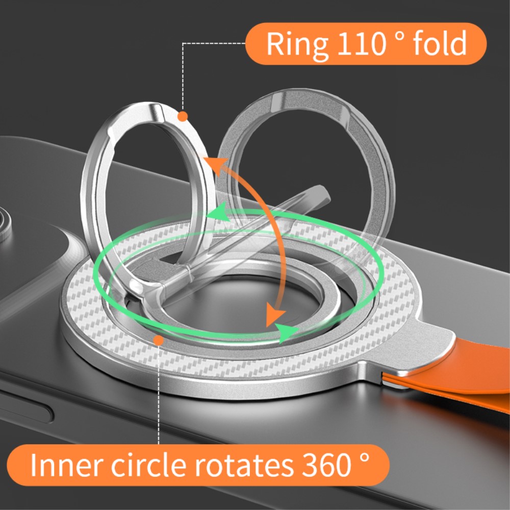  MagSafe Magnetisk Ring Hållare/Stativ Vit