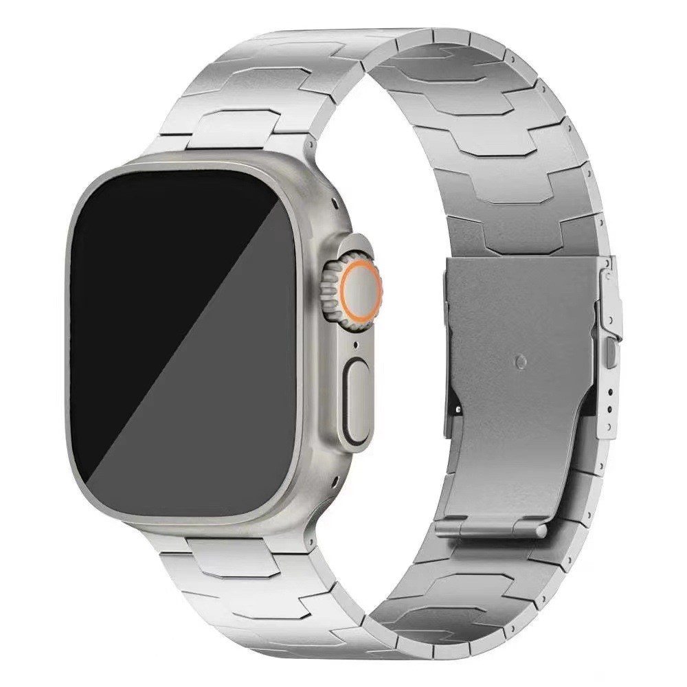  Apple Watch 42/44/45/46/49 mm Klockarmband Metall Silver