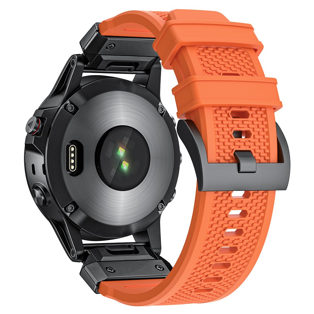  Fenix 5/5X/6X/7X 26 mm Klockarmband Robust Orange