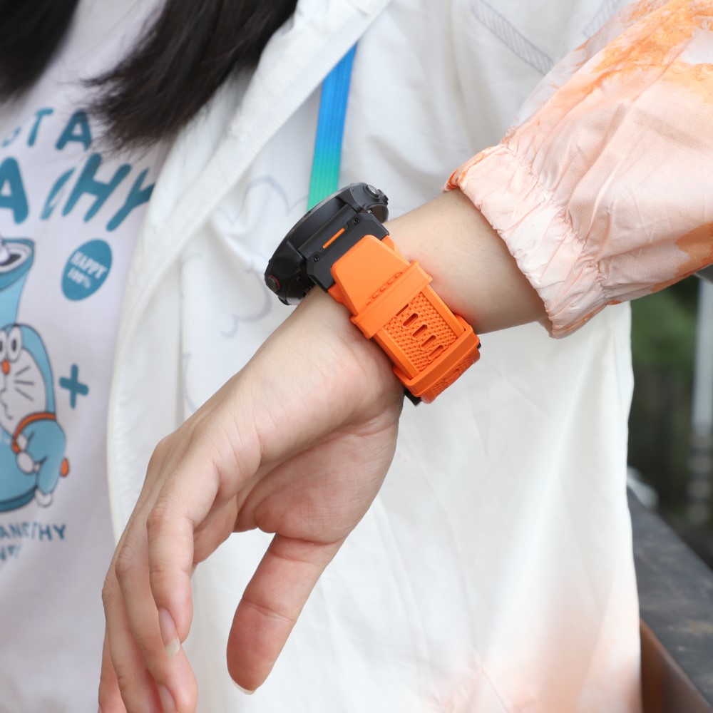  Fenix 5/5X/6X/7X 26 mm Klockarmband Robust Orange