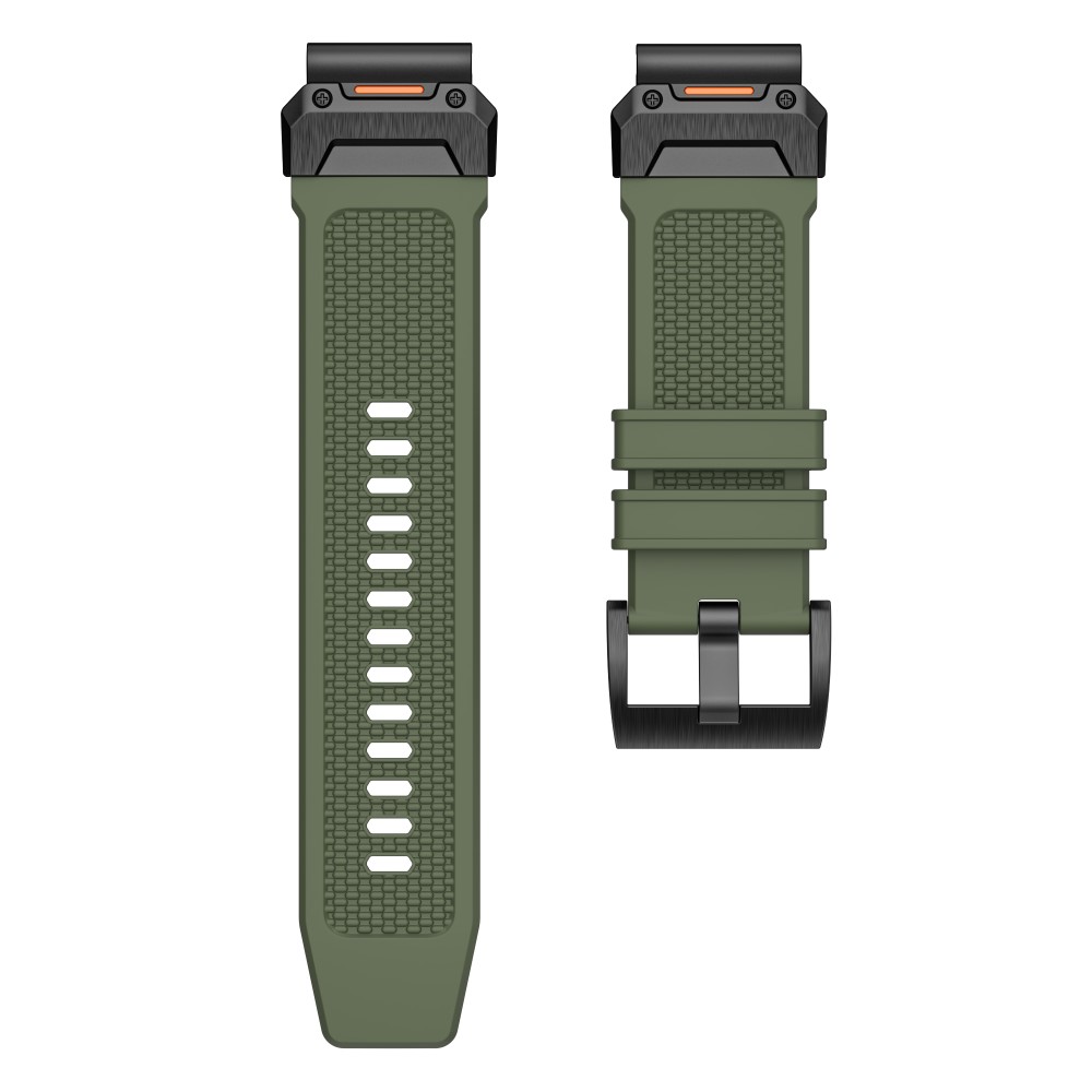  Fenix 5/5X/6X/7X 26 mm Klockarmband Robust Grön