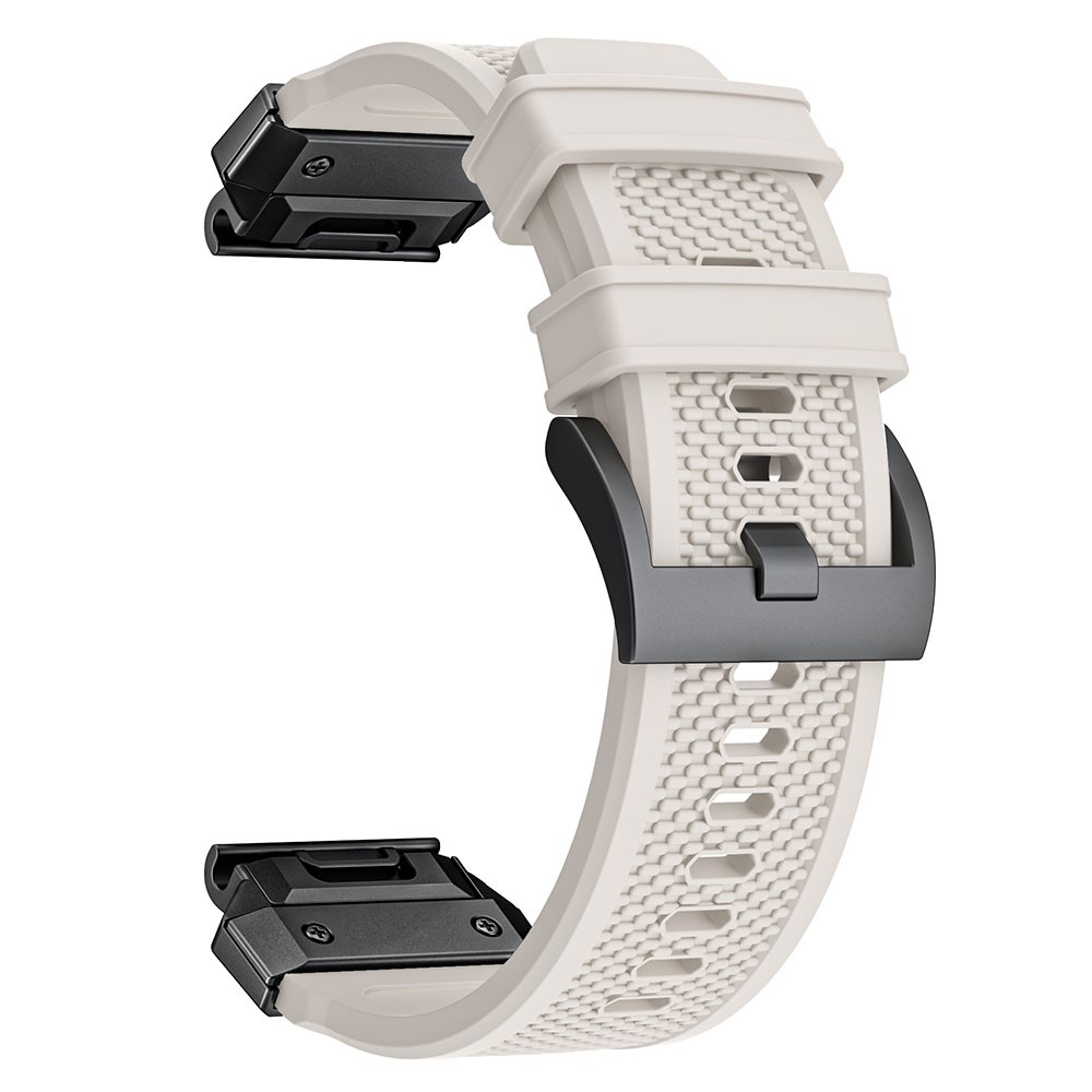  Fenix 5/5X/6X/7X 26 mm Klockarmband Robust Beige