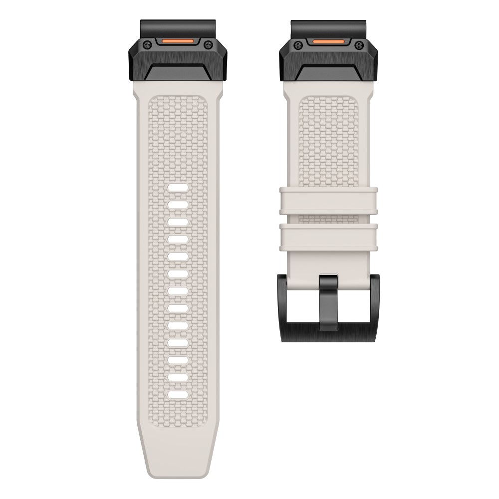  Fenix 5/5X/6X/7X 26 mm Klockarmband Robust Beige