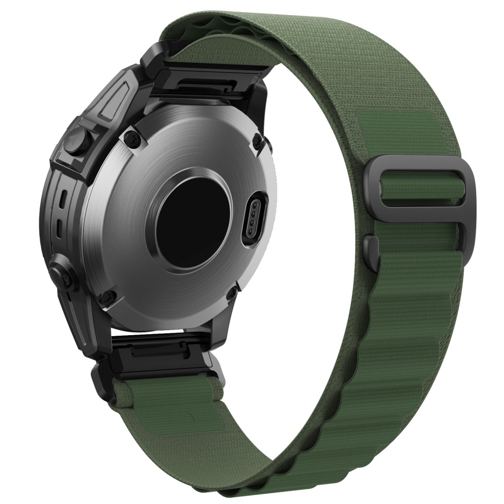  Klockarmband 26 mm Justerbart Nylon Grön