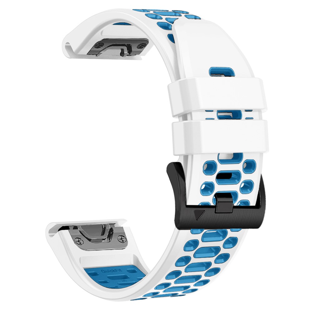  Klockarmband 26 mm Dual-Color Robust Vit/Blå
