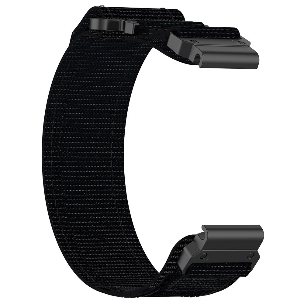  Klockarmband 26 mm Nylon Justerbart Svart