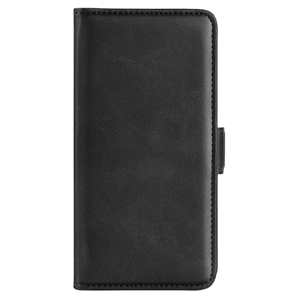  iPhone 16 Pro Max Fodral Flip Läder Svart
