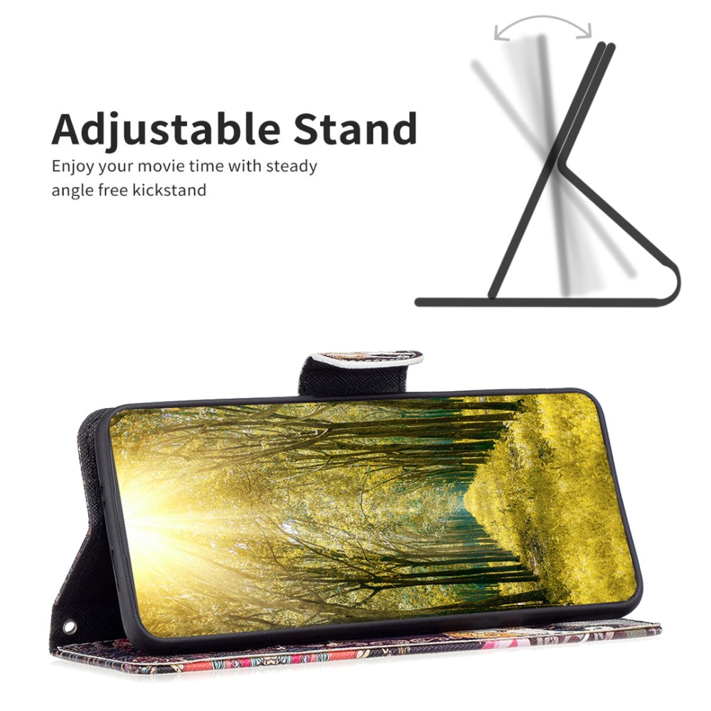  iPhone 16 Pro Max Fodral Med Tryck Mandala Elefant