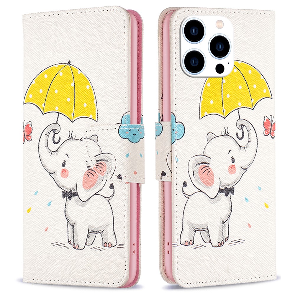  iPhone 16 Pro Max Fodral Med Tryck Baby Elefant