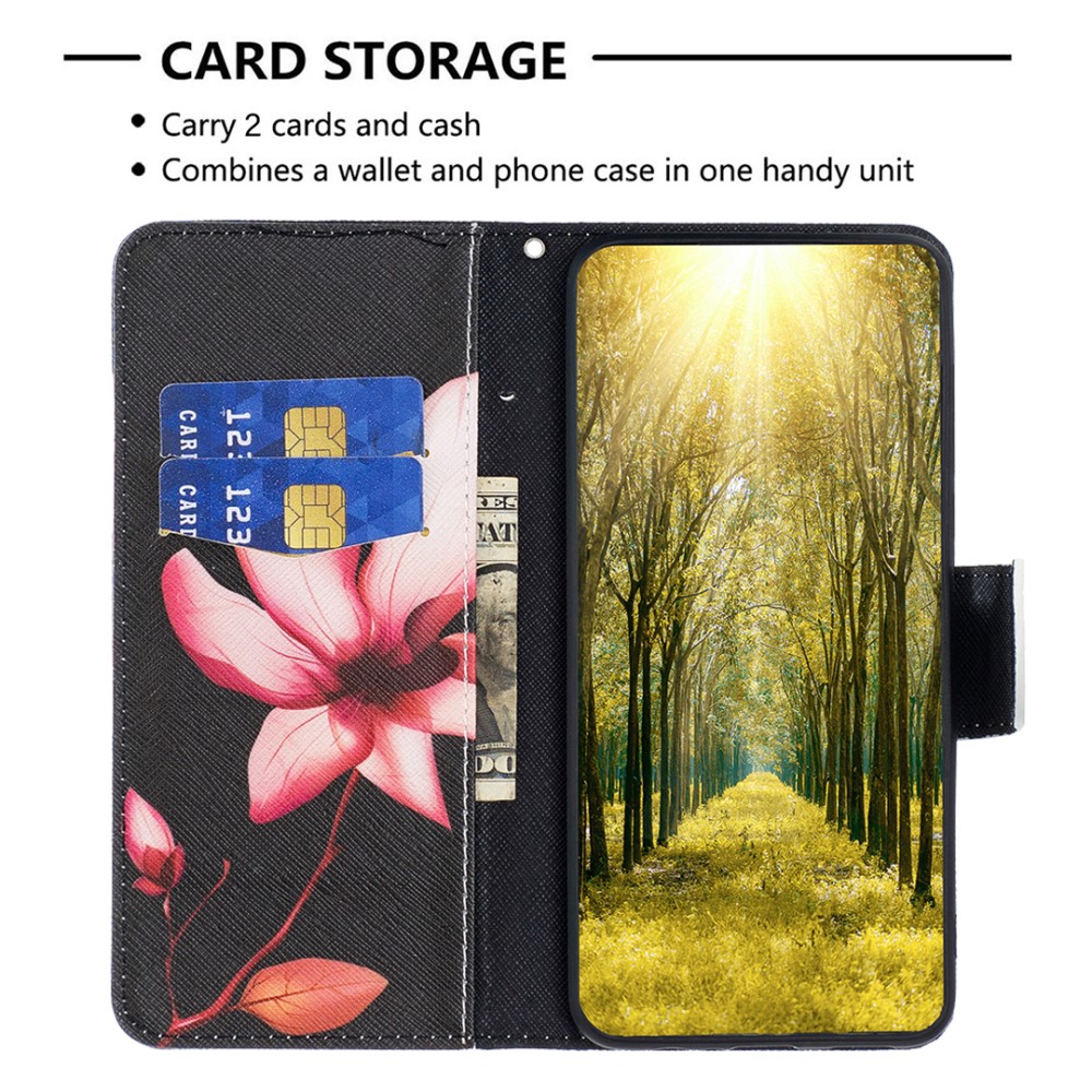  iPhone 16 Pro Max Fodral Med Tryck Blomma