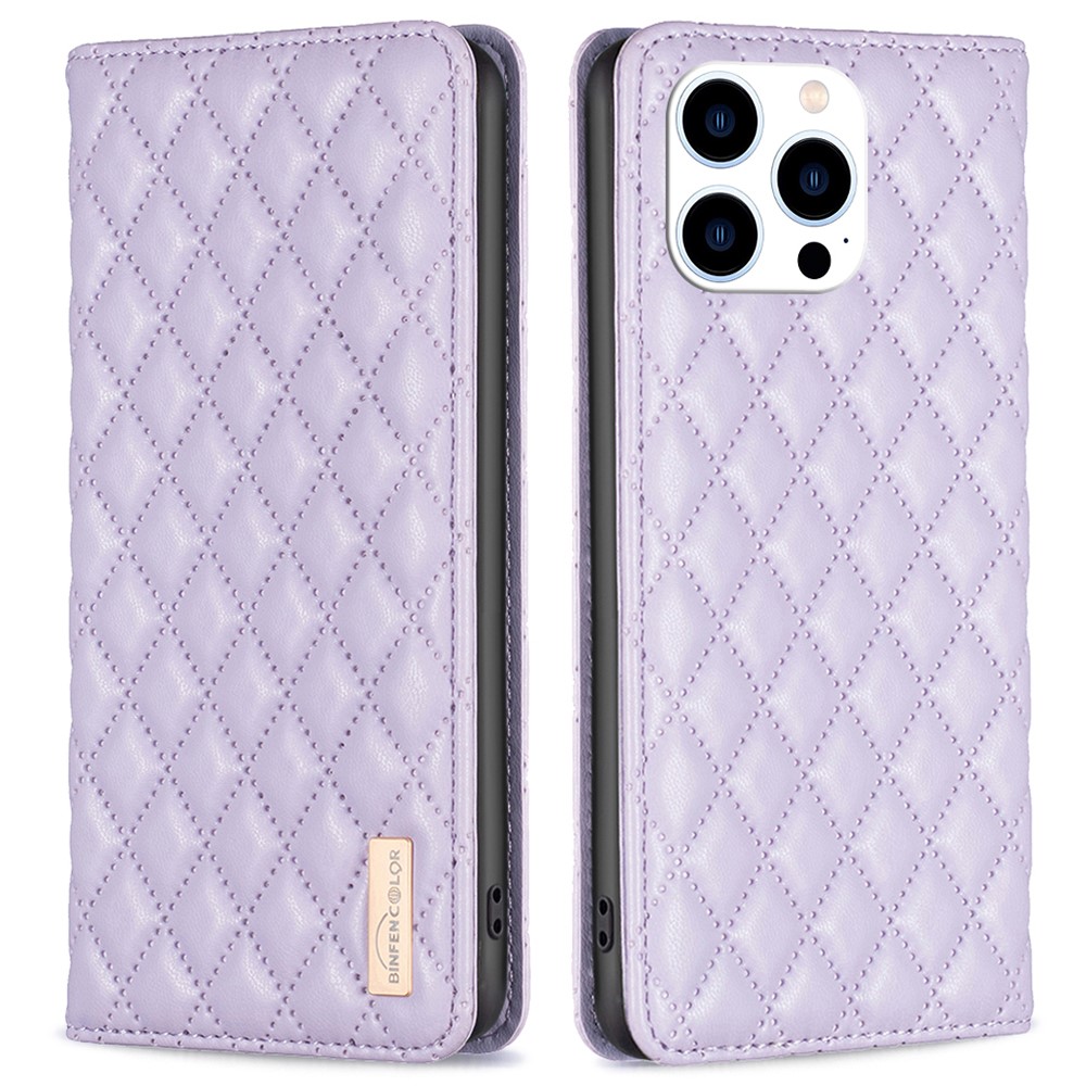  iPhone 16 Pro Max Fodral Diamond Flip Lila