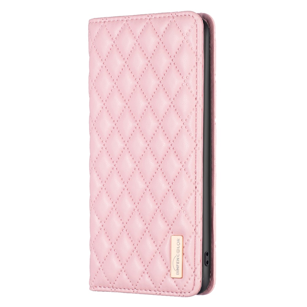 BINFEN BINFEN iPhone 16 Pro Max Fodral Diamond Flip Rosa