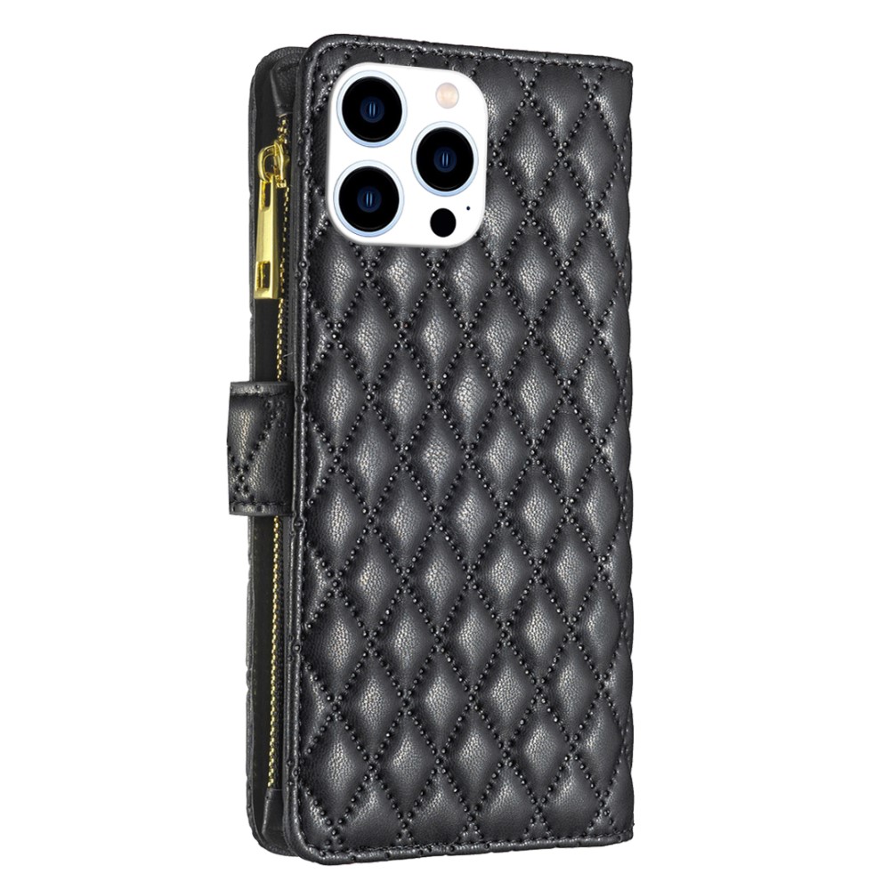 BINFEN BINFEN iPhone 16 Pro Max Fodral Diamond Multifunktionell Svart