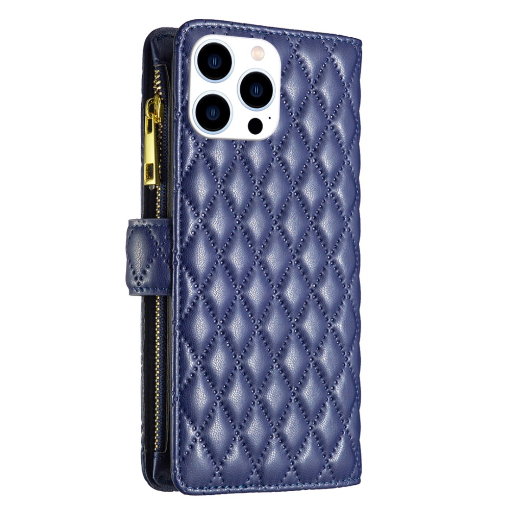 BINFEN BINFEN iPhone 16 Pro Max Fodral Diamond Multifunktionell Blå