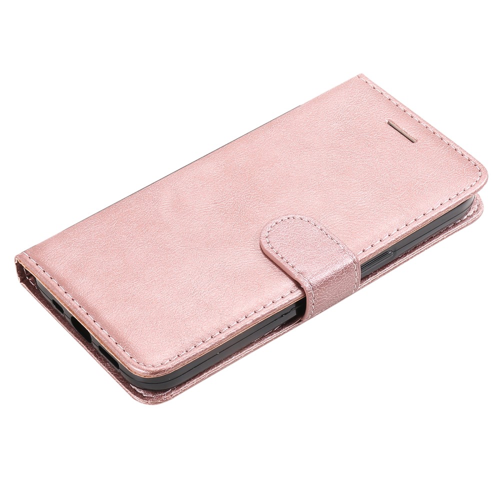  iPhone 16 Pro Max Fodral Läder Roséguld