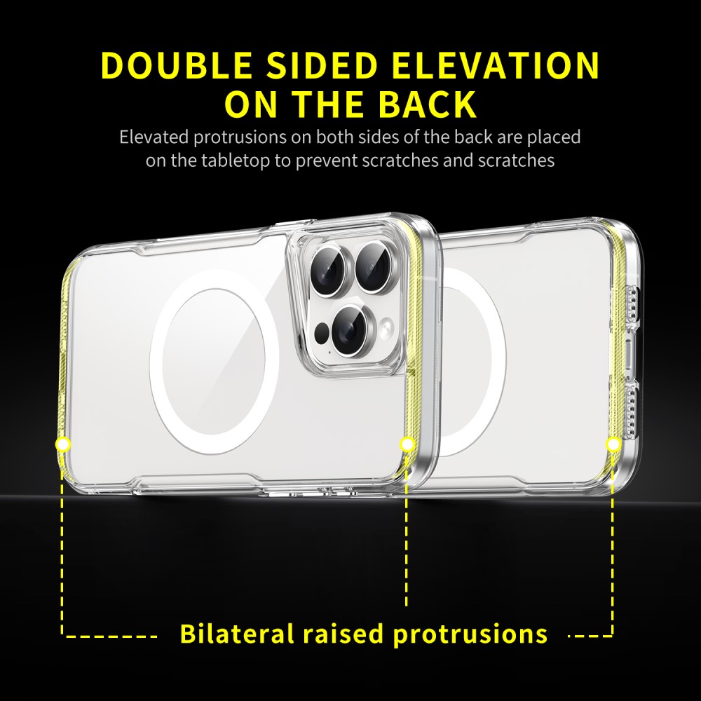  iPhone 16 Pro Max Skal MagSafe TPU/Akryl Transparent