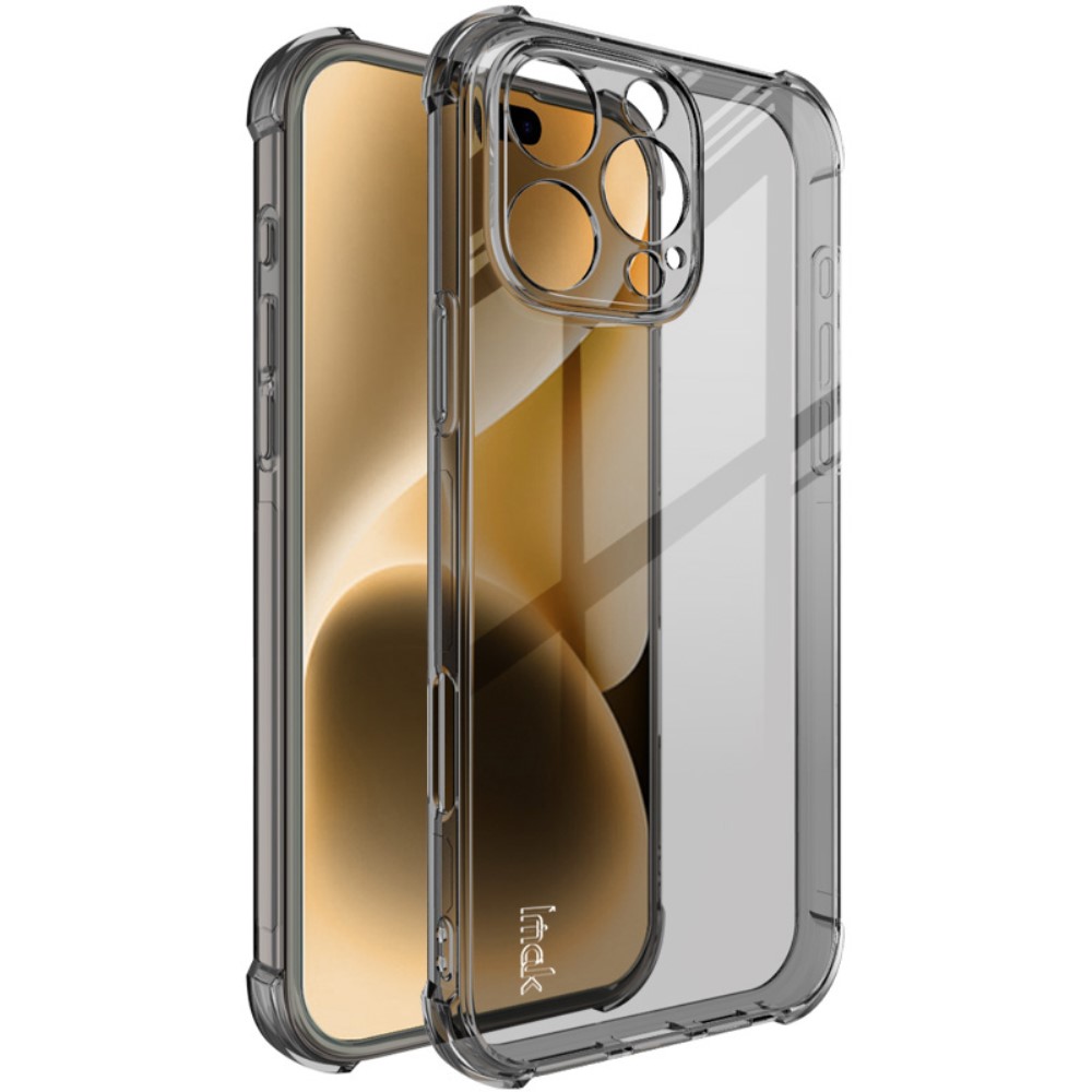 IMAK IMAK iPhone 16 Pro Max Skal Shockproof TPU Tonad Svart
