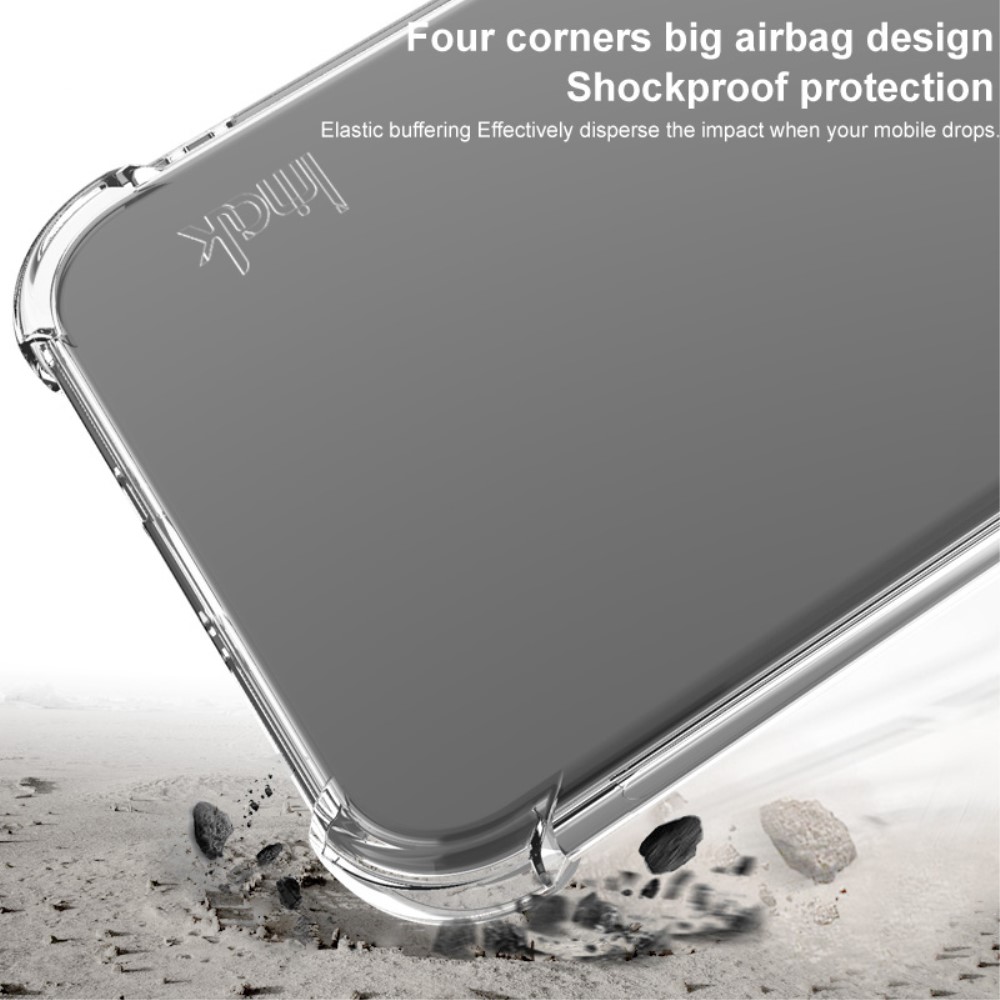 IMAK IMAK iPhone 16 Pro Max Skal Shockproof TPU Tonad Svart