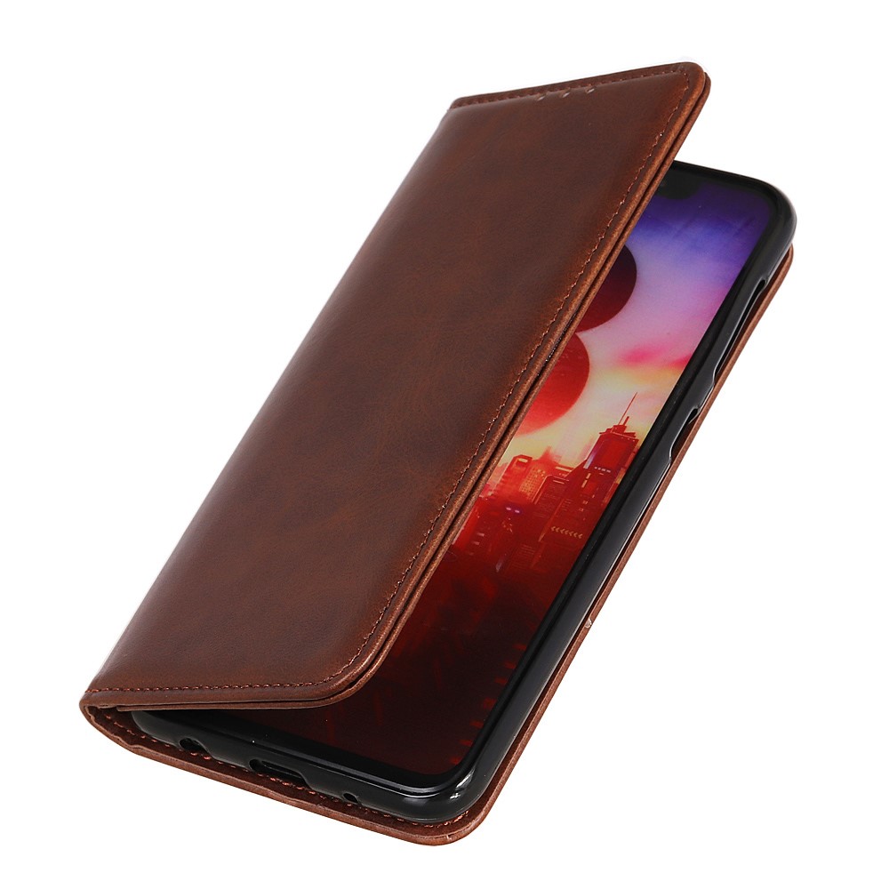  iPhone 16 Pro Max Fodral Läder Flip Brun