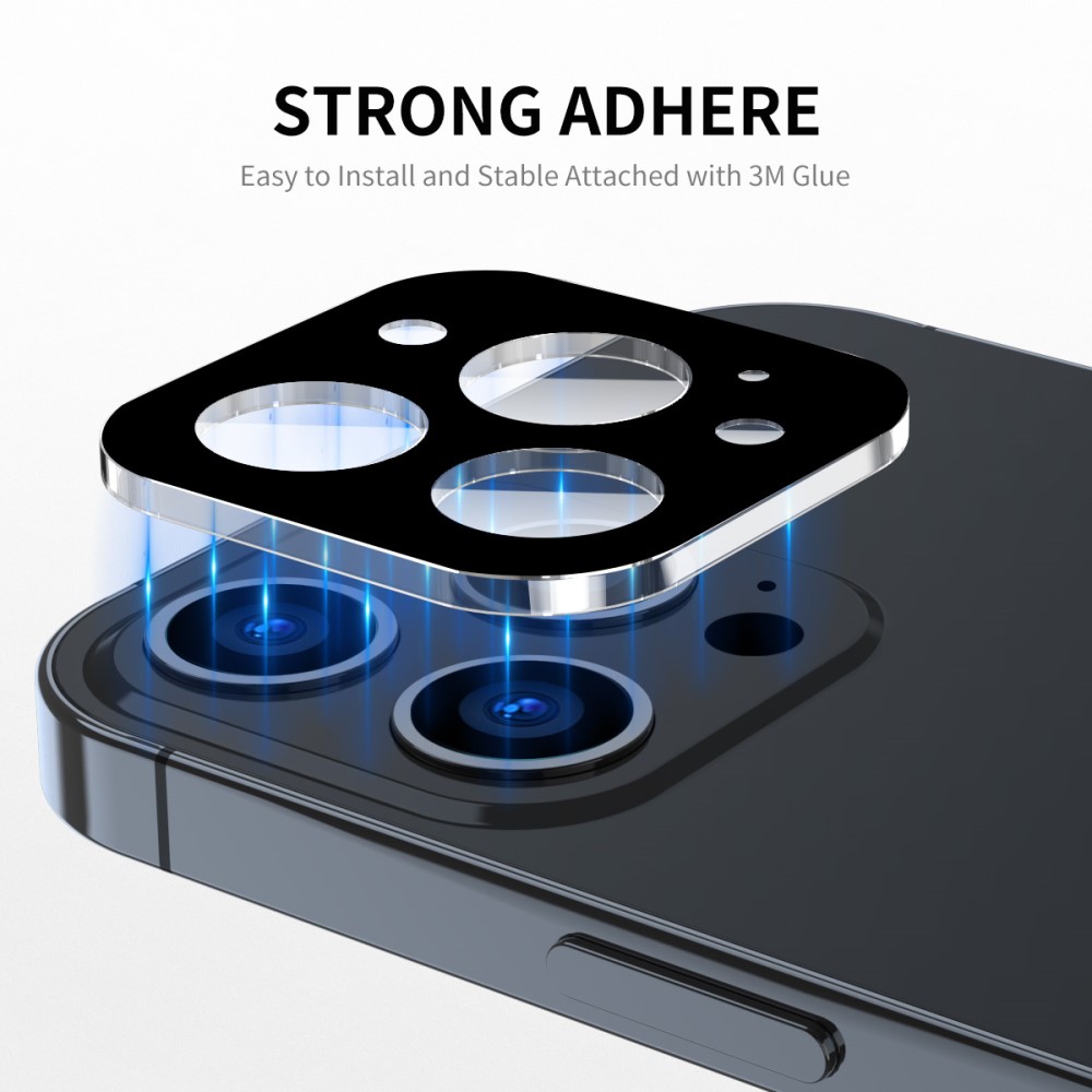 ENKAY ENKAY iPhone 16 Pro Max/16 Pro Linsskydd Härdat Glas Svart