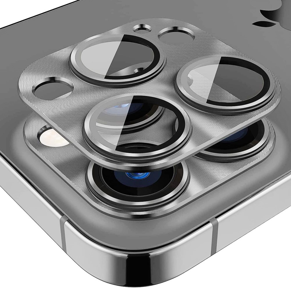 ENKAY ENKAY iPhone 16 Pro Max/16 Pro Linsskydd Grå