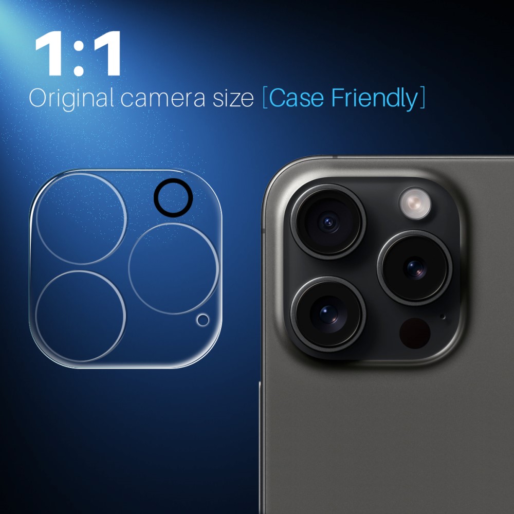NORTHJO NORTHJO iPhone 16 Pro Max/16 Pro Linsskydd Härdat Glas