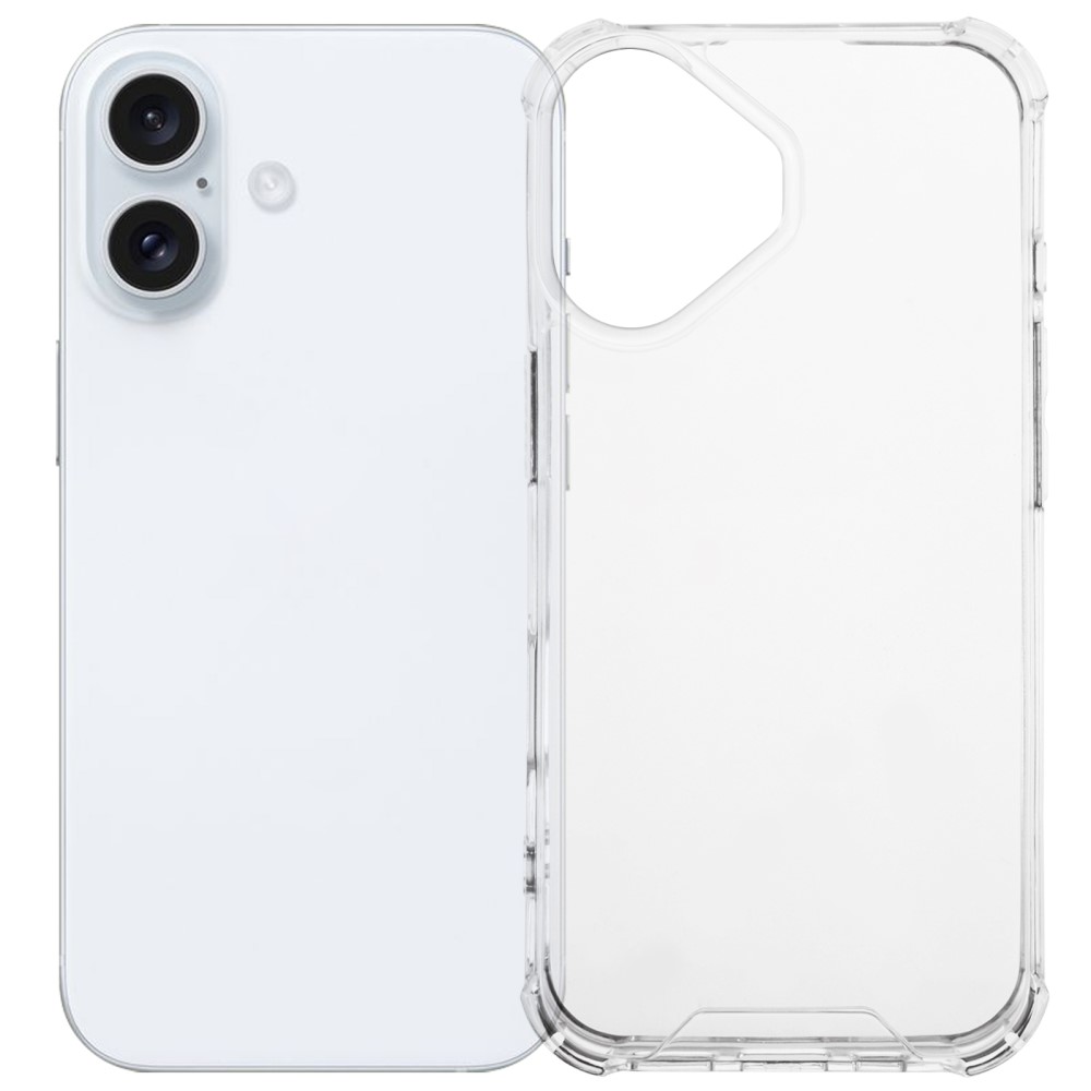  iPhone 16 Plus Skal TPU/Akryl Transparent