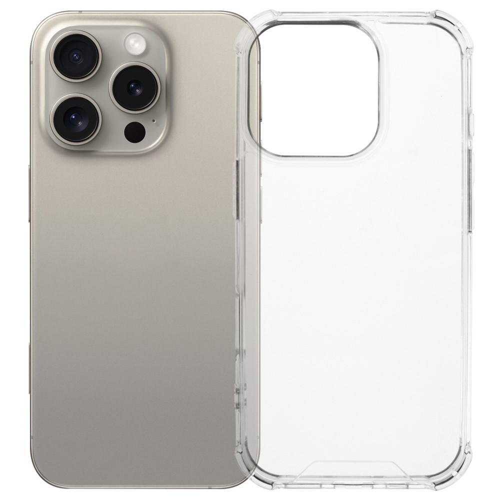 iPhone 16 Pro Max Skal TPU/Akryl Transparent