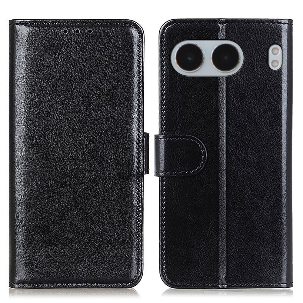  OnePlus Nord 4 Fodral Crazy Horse Retro Svart