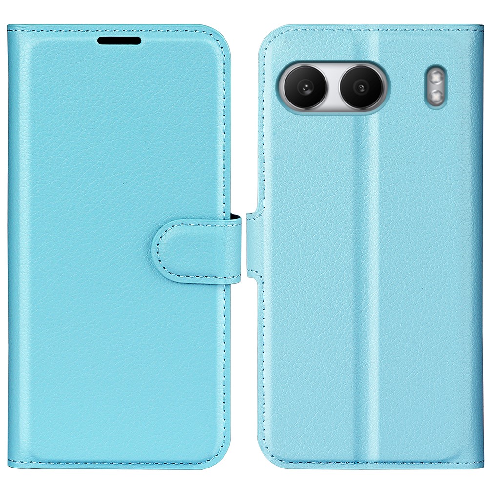  OnePlus Nord 4 Fodral Litchi Läder Blå