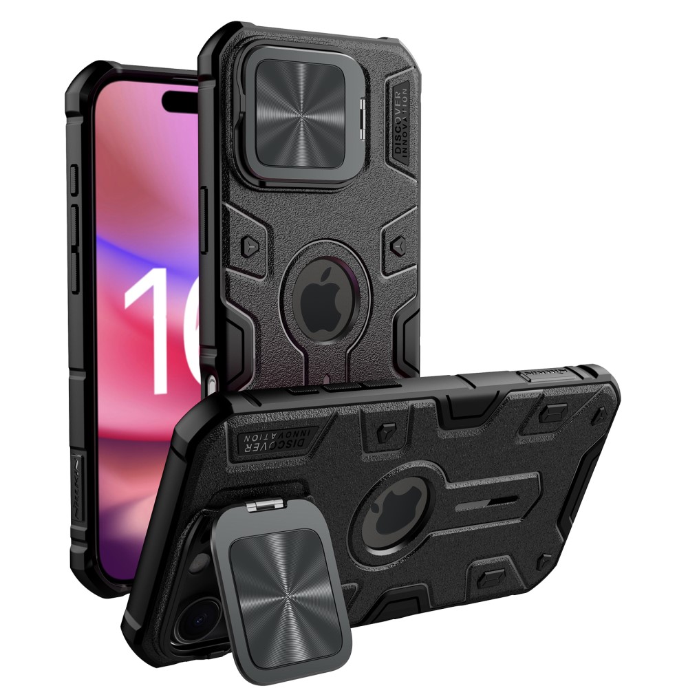 NILLKIN NILLKIN iPhone 16 Pro Max Skal Camshield Armor Svart