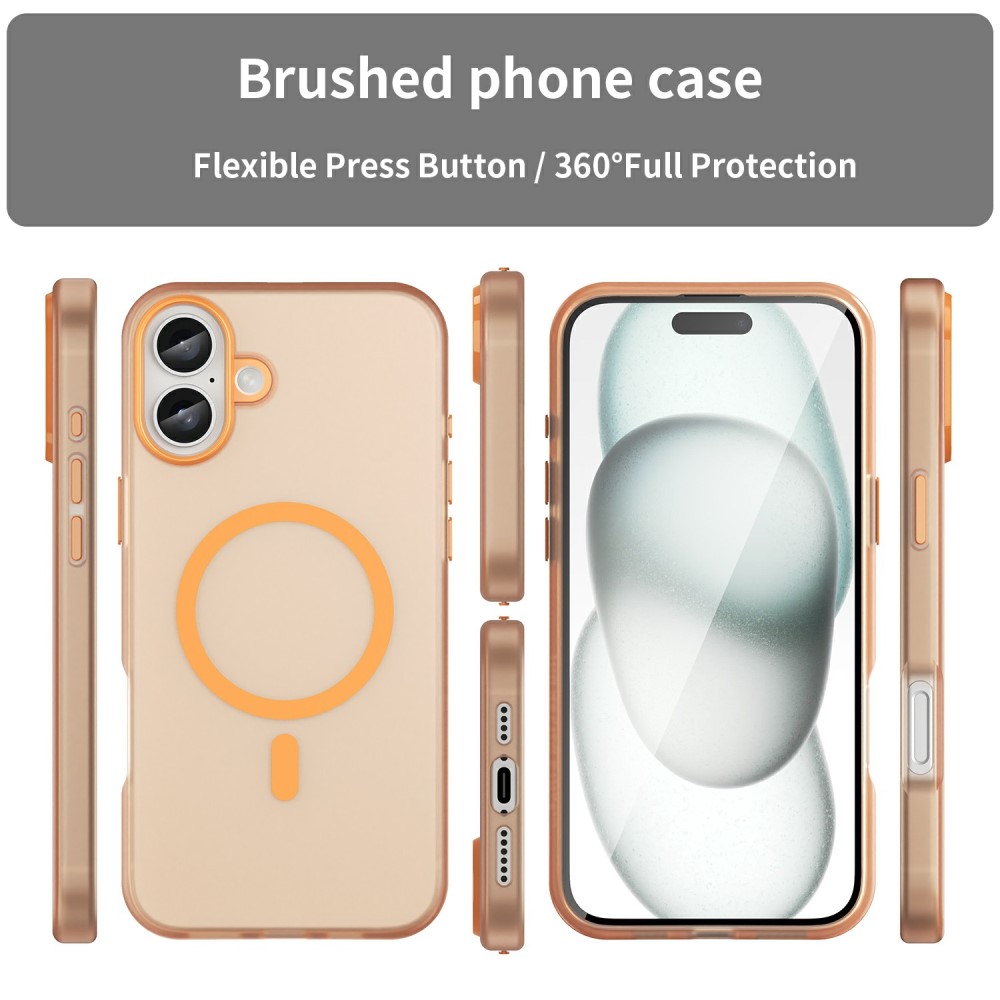  iPhone 16 Plus Skal MagSafe Slim Matt Orange
