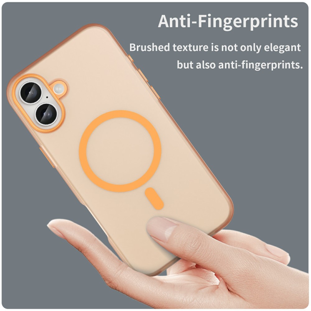  iPhone 16 Plus Skal MagSafe Slim Matt Orange